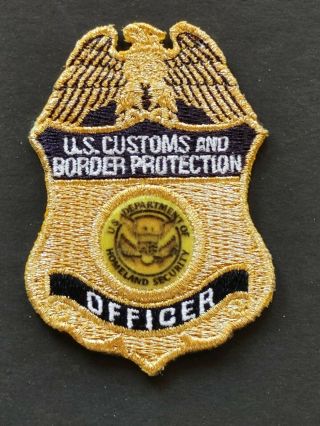 U.  S.  Customs Officer Badge Patch