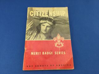 Vintage 1965 Boy Scouts Merit Badge Series Citizenship Book Bsa