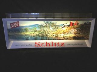 Schlitz Beer Vintage 1955 Lighted Bar Sign