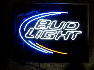 Bud Light Budweiser REAL NEON SIGN BEER BAR LIGHT [ Best Designed ] 2