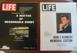 Kennedy Assassination Life Magazines (2)