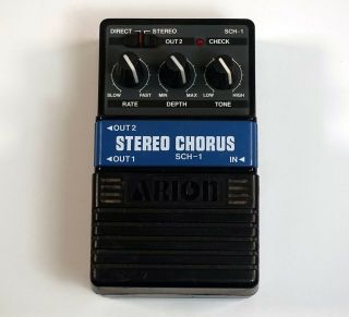 Arion Stereo Chorus Sch - 1 Guitar Effects Pedal Vintage Made In Japan