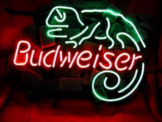 Lizard Man Cave Beer Bar Vintage Neon Light Sign Window Wall Room
