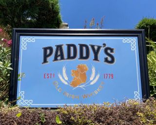 Paddy’s Old Irish Whiskey Beer Bar Mirror Man Cave Pub 3