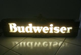 Budweiser Beer Electric Sign - Vintage -