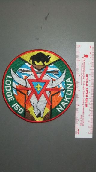 Boy Scout Oa 150 Nakona Lodge Jacket Patch 7336ii
