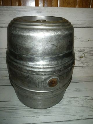 Firestone Beer Keg Gas Tank Hot Rat Rod Stainless Steel 15.  5 Home Brewi