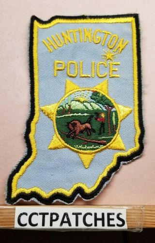 Huntington,  Indiana Police Shoulder Patch In
