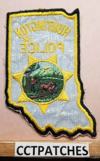 HUNTINGTON,  INDIANA POLICE SHOULDER PATCH IN 2