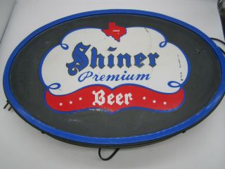 Shiner Brewing Texas Premium Beer Light Sign