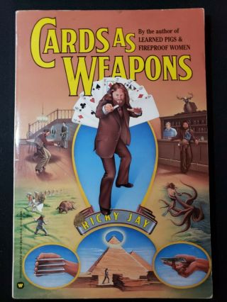 Cards As Weapons By Ricky Jay Vintage Magic Book 1977