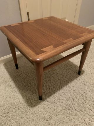 Lane Acclaim Square Accent Table Mid Century Modern