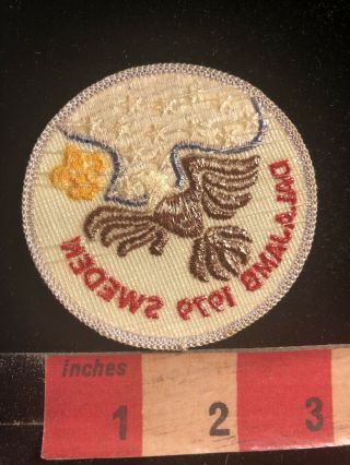 Vintage 1979 DALAJAMB SWEDEN Boy Scouts Patch (Dala Horse Theme Jamboree?) S98Y 2