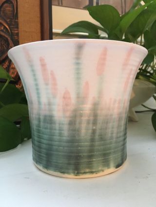 Vintage Mid Century Modern /hollywood Regency Ceramic Pottery / Vase Planter