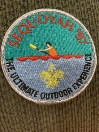 1997 Boy Scout Patch Camp Sequoyah The Ultimate Outdoor Experience