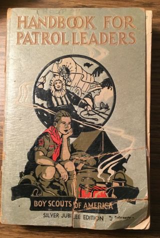 Vintage Boy Scout Handbook For Patrol Leaders 1935