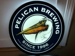 Pelican Brewing Company Led Beer Bar Sign Man Cave Garage Decor Light Oregon