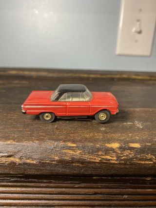Vintage Atlas Ho Scale Red / White Chevrolet Chevy Impala Slot Car