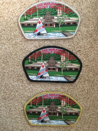 Boy Scout 2008 Central Florida Council Williams Scout Reservation Csp Set Of 3