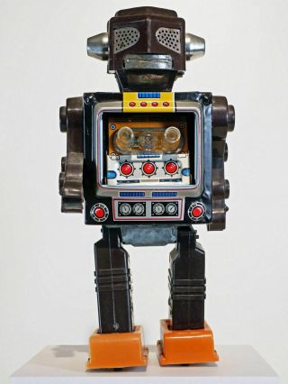 Vintage Tin Robot Japan Horikawa Sh - Mr Zerox 1960 
