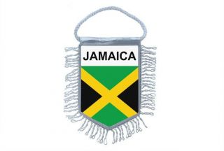 Mini Banner Flag Pennant Window Mirror Cars Country Banner Jamaica Jamaican