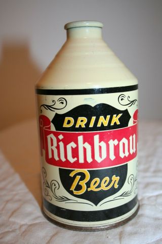 Richbrau Beer 12 Oz.  1950 