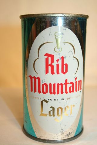 Rib Mountain Lager 1958 Flat Top - Wausau Brewing Co. ,  Wausau,  Wisconsin