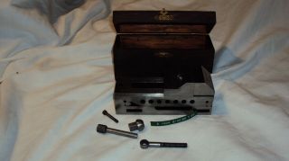 Vintage 5 Inch Sine Bar Vise Precision Machinist Tool Maker W/ Box