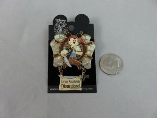 Disney DLR Pin - Pirates of the Caribbean Legend of the Golden Pins Mickey Mouse 3