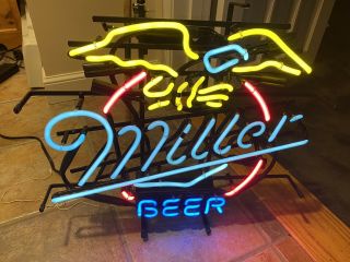 Miller Light Neon Sign Vintage