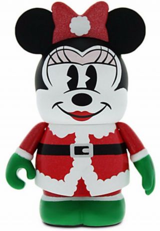 Disney Christmas Exclusives Series Vinylmation (santa Minnie Mouse)