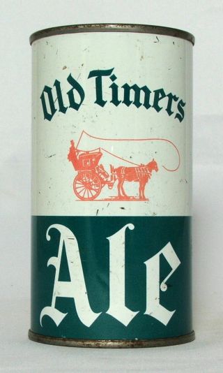 Old Timers Ale 12 Oz.  Flat Top Beer Can - Cumberland,  Maryland