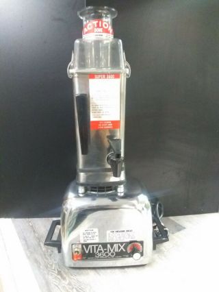 Vintage Vitamix 3600 Plus Blender Mixer W/dome Attachment