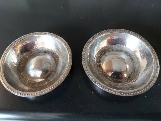 Arts Crafts Dscg Duchess Of Sutherland Cripples Guild Silver Plate Copper Bowls