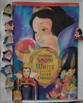 Disney Pin - Disney Store Snow White Complete Set - Seven Dwarfs
