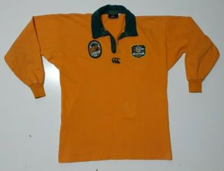 Vintage 1991 Australian Wallabies Rugby Union Jersey Size Mens L