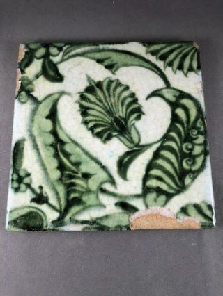 William De Morgan Fulham Period Persian Ceramic Tile (155x155mm) [ 17]
