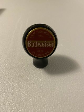 Vintage Budweiser Beer Ball Tap Knob Anheuser Busch Brewing