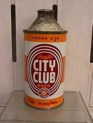 Schmidts City Club Strong Cone Top Beer Can Al 1,  St Paul Mn L@@k