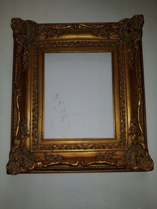 Gold Wood Frame Abbé Classic French Louis Xv Style 7 1/2 9 1/2