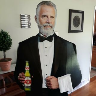 Life Size Dos Equis Most Interesting Man In The World Cardboard 6 " Stand Up