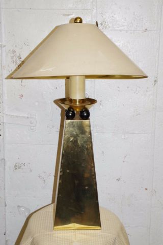 Chapman Modern Brass Table Lamp Eames Style
