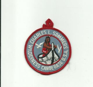 Ss Scout Bsa Charles L Sommers Wilderness Canoe Base Pp Indian Birch Bark Canoe