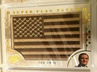 Decision 2016 Ted Cruz Sf 47 Gold Flag Patch