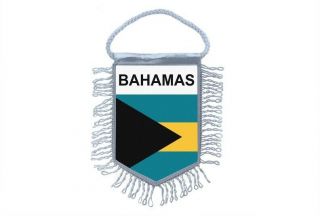 Mini Banner Flag Pennant Window Mirror Cars Country Banner Bahamas
