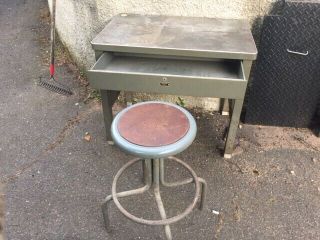 Vintage Mid Century Desk Made By General Fireproofing Co