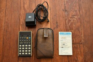 Hewlett Packard Hp - 25 Vintage Scientific Calculator With Case,  Charger