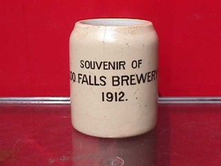 1912 Soo Falls Brewing Pre Pro Beer Mini Mug Sault Ste Marie Michigan Or Canada