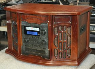 It Model Itrr - 501 Turntable/cd Record/tape/am - Fm Good Vintage Commercial Surplus