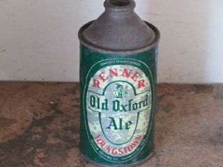 Renner.  Old Oxford Ale.  Colorful.  Solid.  Youngstown Oh Cone Top